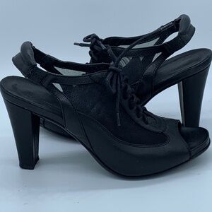 Donald J Pliner Tie open toe sling Pump
